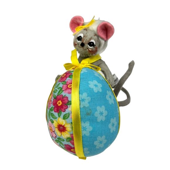 Annalee Doll Easter Mouse Egg Flower Spring Floral Gift Home Decor 2013 - Picture 3 of 7